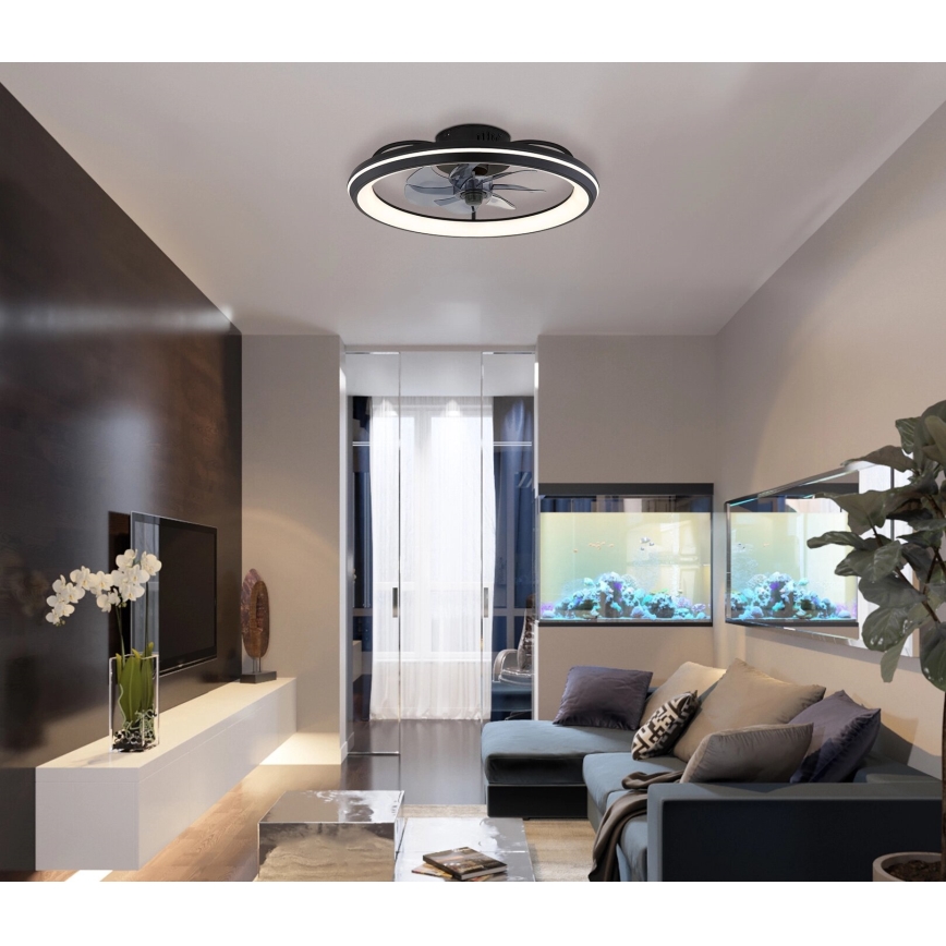 Globo - LED Prigušivi stropni ventilator LED/40W/230V 3000-6500K + daljinski upravljač