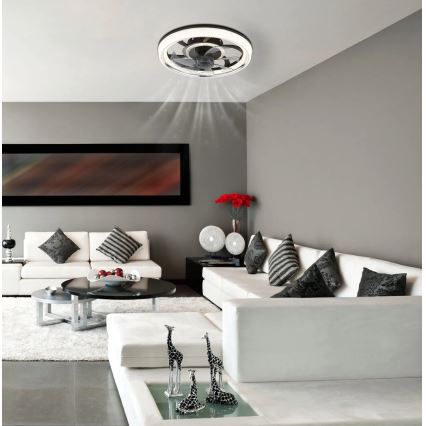 Globo - LED stropni ventilator s prigušivanjem svjetla LED/30W/230V 2700-6000K + daljinski upravljač