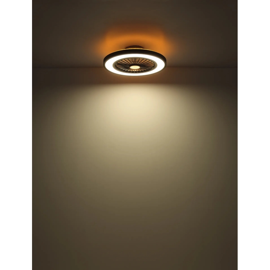 Globo - LED Prigušivi stropni ventilator LED/45W/230V 3000-6500K + daljinski upravljač