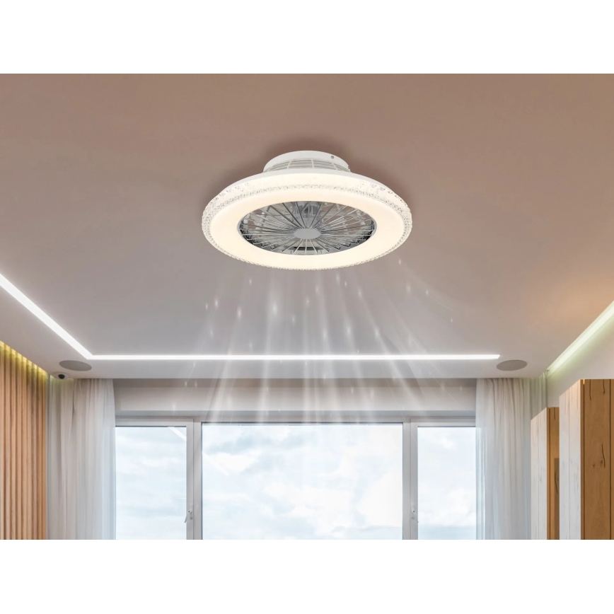 Globo - LED Prigušivi stropni ventilator LED/40W/230V 3000-6500K + daljinski upravljač