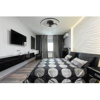 Globo - LED Prigušivi stropni ventilator LED/30W/230V 2700-6500K + daljinski upravljač