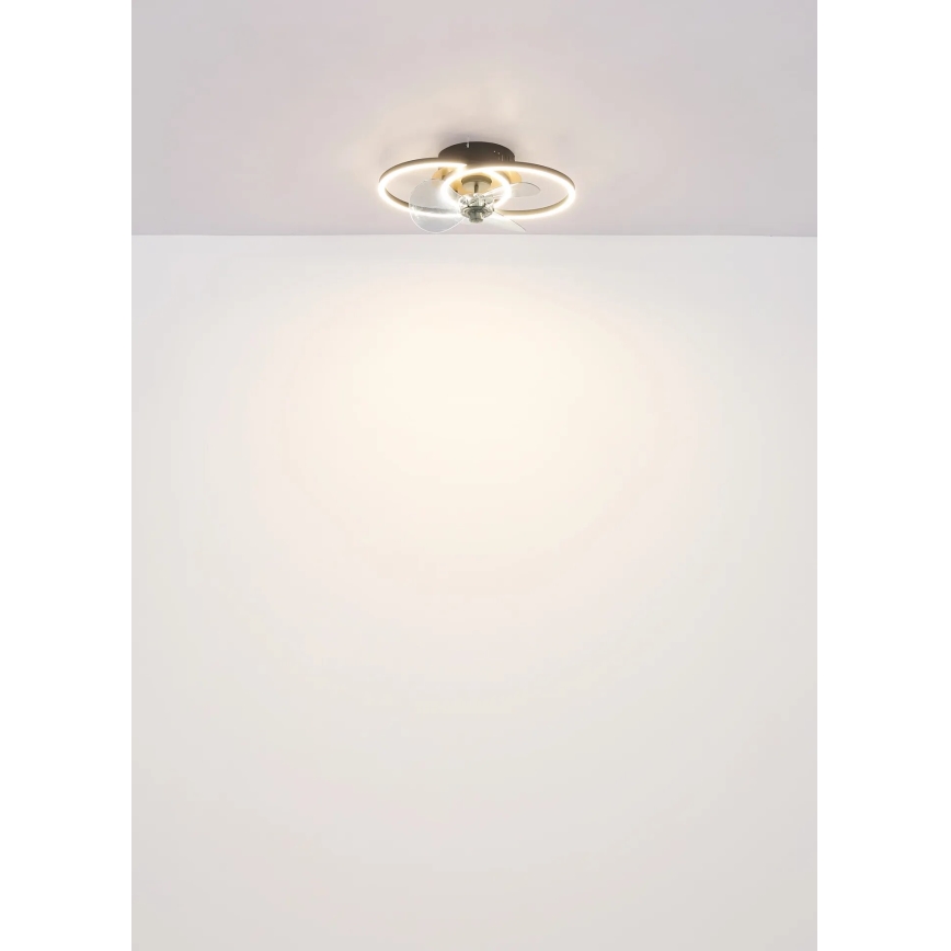 Globo - LED Prigušivi stropni ventilator LED/24W/230V 2700-6500K + daljinski upravljač