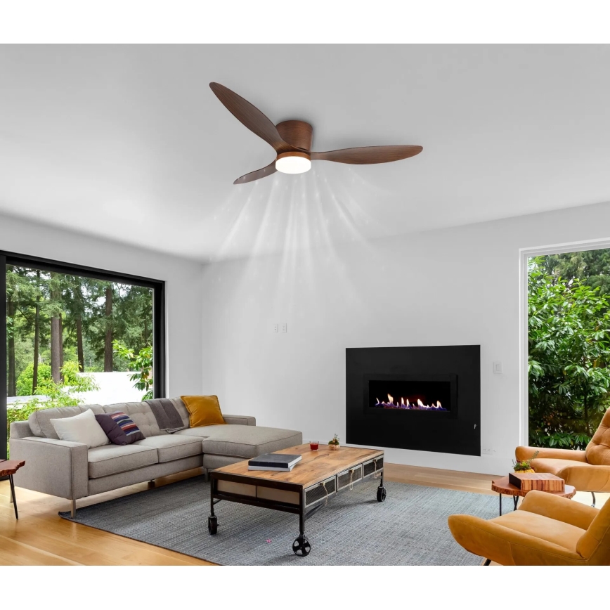 Globo - LED stropni ventilator s prigušivanjem svjetla LED/20W/230V 3000-6500K + daljinski upravljač