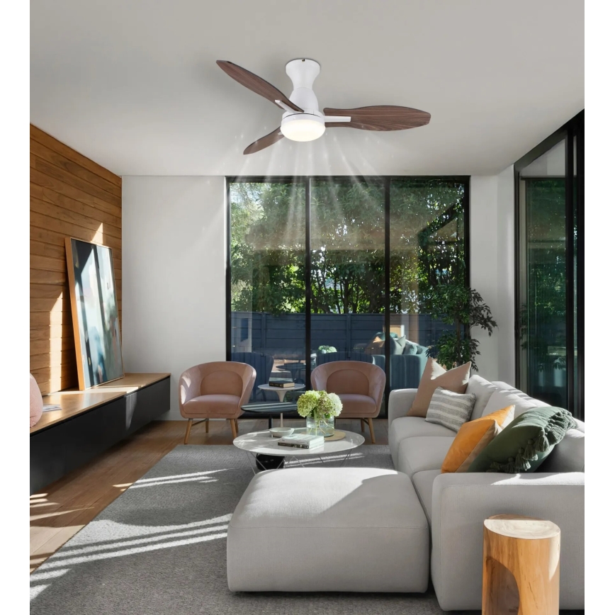 Globo - LED Prigušivi stropni ventilator LED/22W/230V 3000/4500/6000K + daljinski upravljač