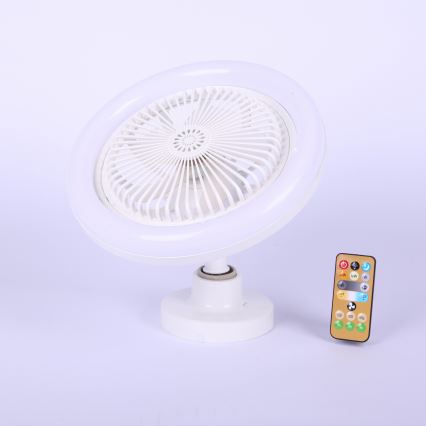 Globo - LED stropni ventilator s prigušivanjem LED/20W/230V 3000-6500K bijela + daljinski upravljač