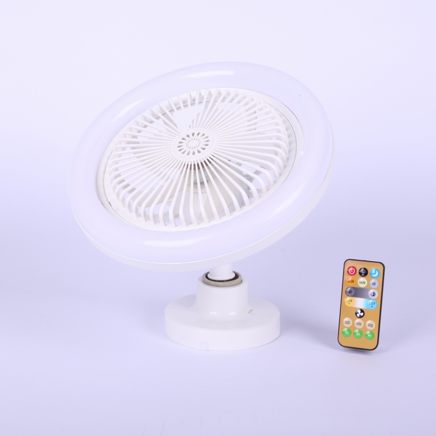 Globo - LED stropni ventilator s prigušivanjem LED/20W/230V 3000-6500K bijela + daljinski upravljač