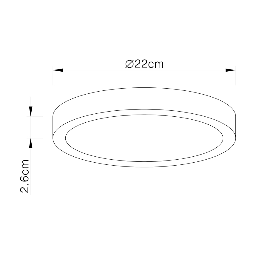 Globo - LED stropna svjetiljka s prigušivanjem LED/28W/230V