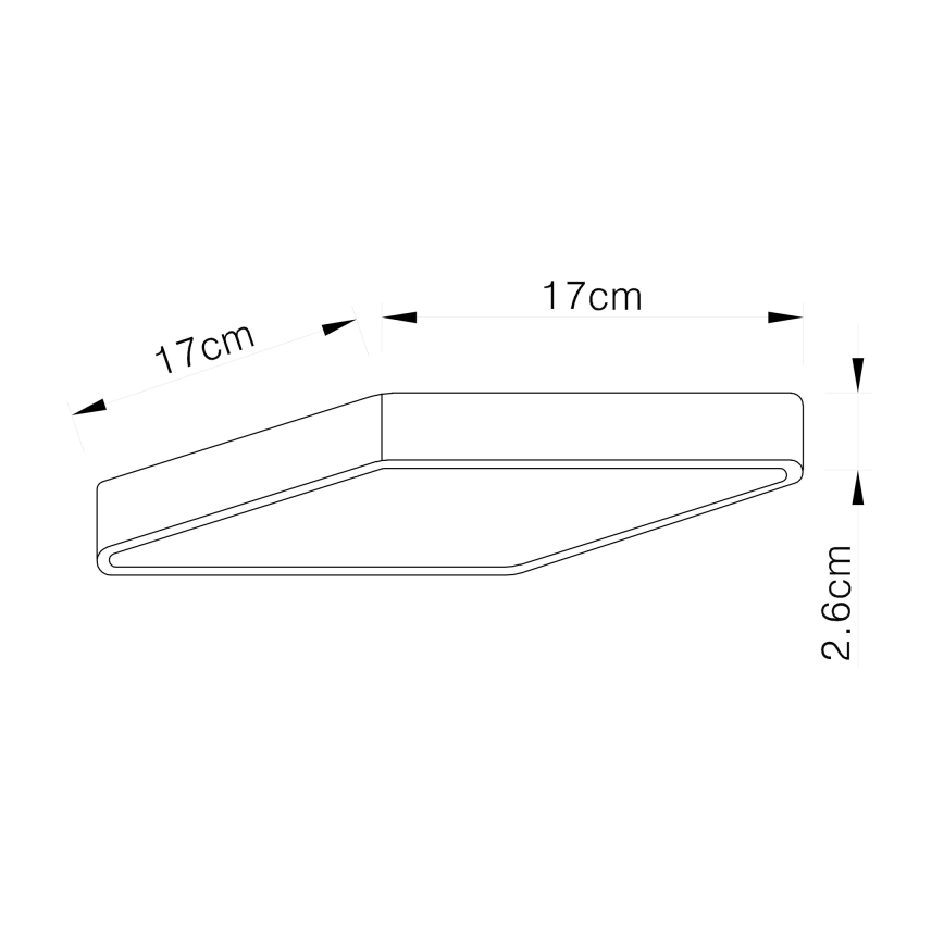 Globo 12367-22 - LED Stropna svjetiljka VITOS LED/22W/230V