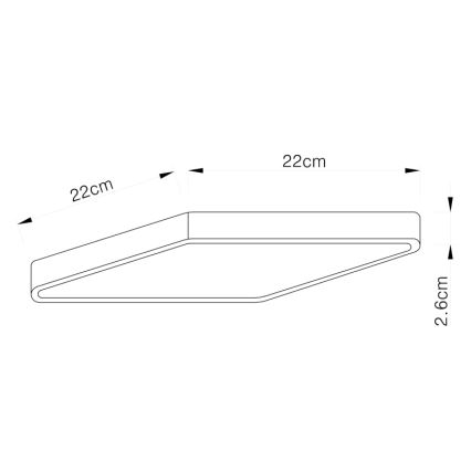 Globo - LED Stropna svjetiljka LED/28W/230V