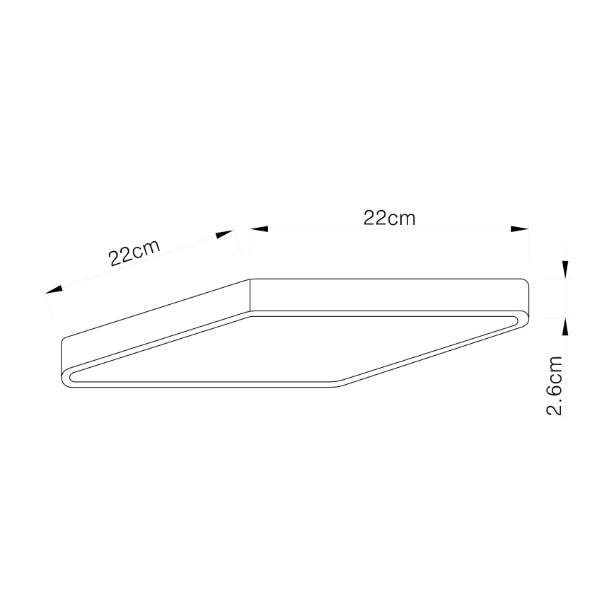 Globo - LED Stropna svjetiljka LED/28W/230V