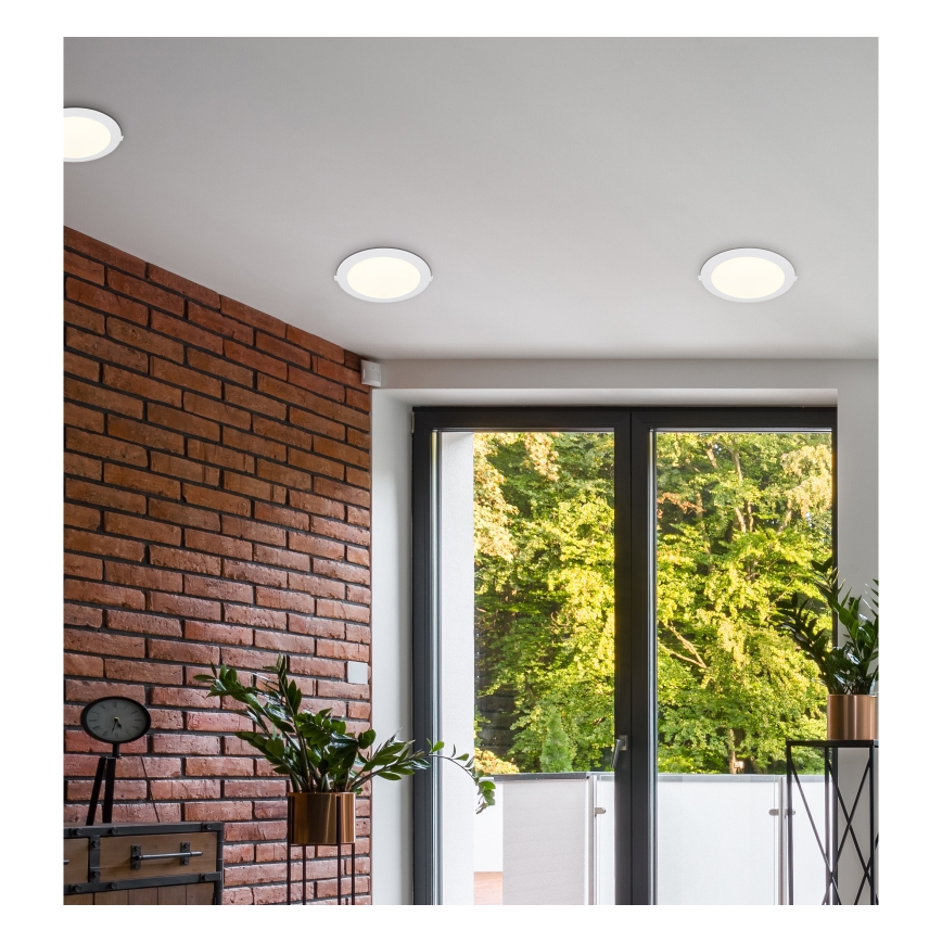 Globo - LED Ugradbena svjetiljka LED/18W/230V 4000K pr. 22,4 cm