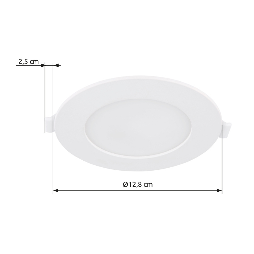 Globo - LED Ugradbena svjetiljka LED/6W/230V 4000K pr. 12,8 cm