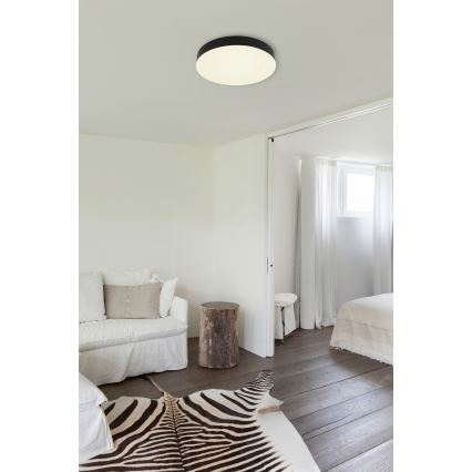 Globo - LED Stropna svjetiljka LED/24W/230V 3000K/4000K/6500K pr. 30 cm crna