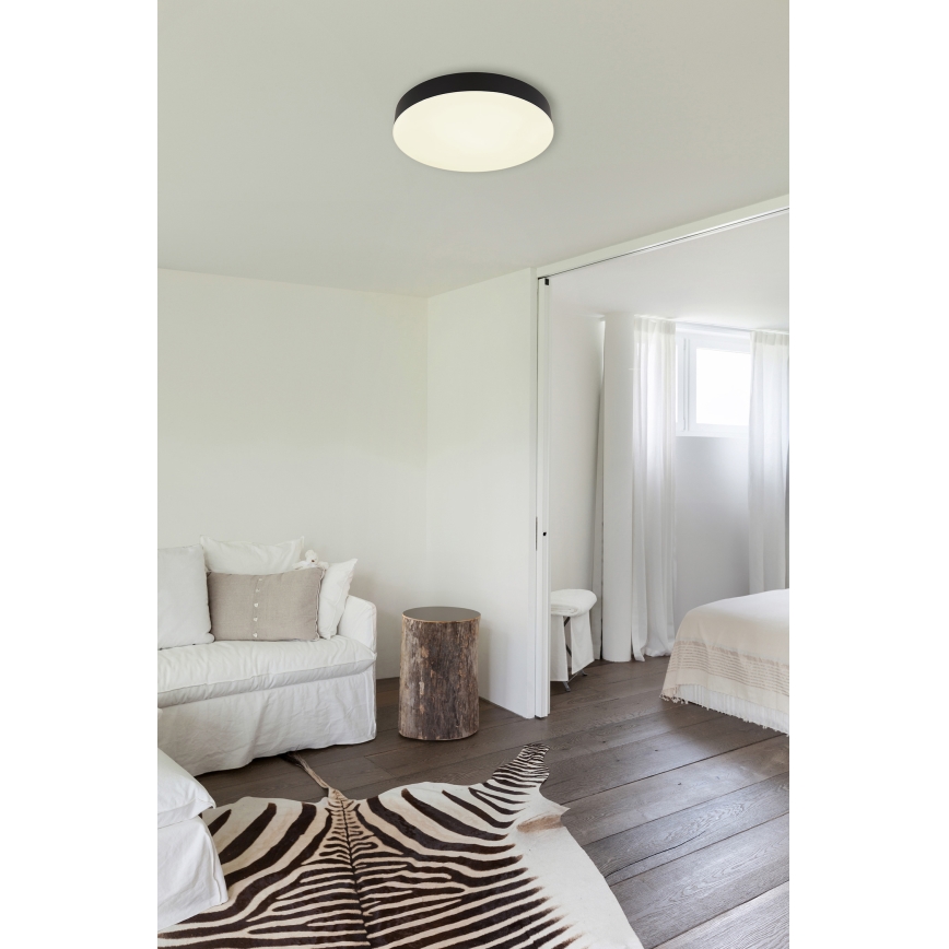 Globo - LED Stropna svjetiljka LED/24W/230V 3000K/4000K/6500K pr. 30 cm crna