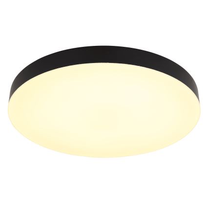 Globo - LED stropna svjetiljka LED/36W/230V 3000K/4000K/6500K promjer 40 cm crna
