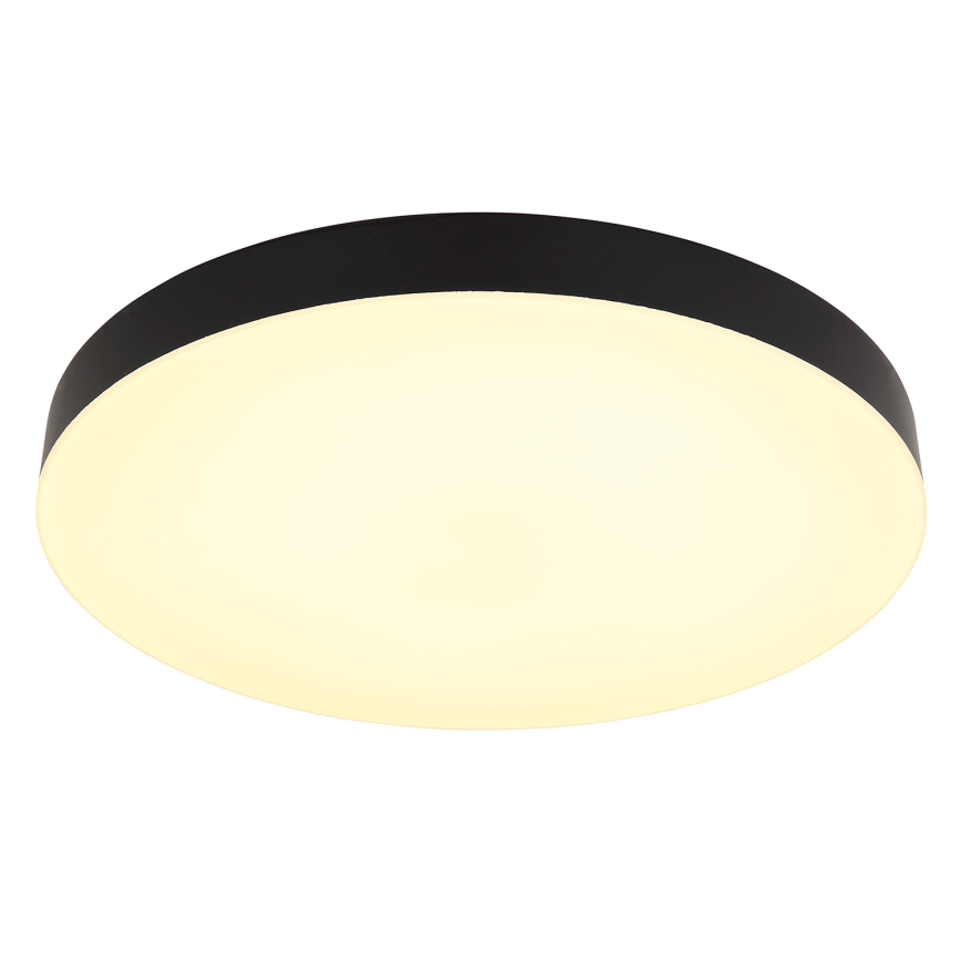 Globo - LED stropna svjetiljka LED/36W/230V 3000K/4000K/6500K promjer 40 cm crna