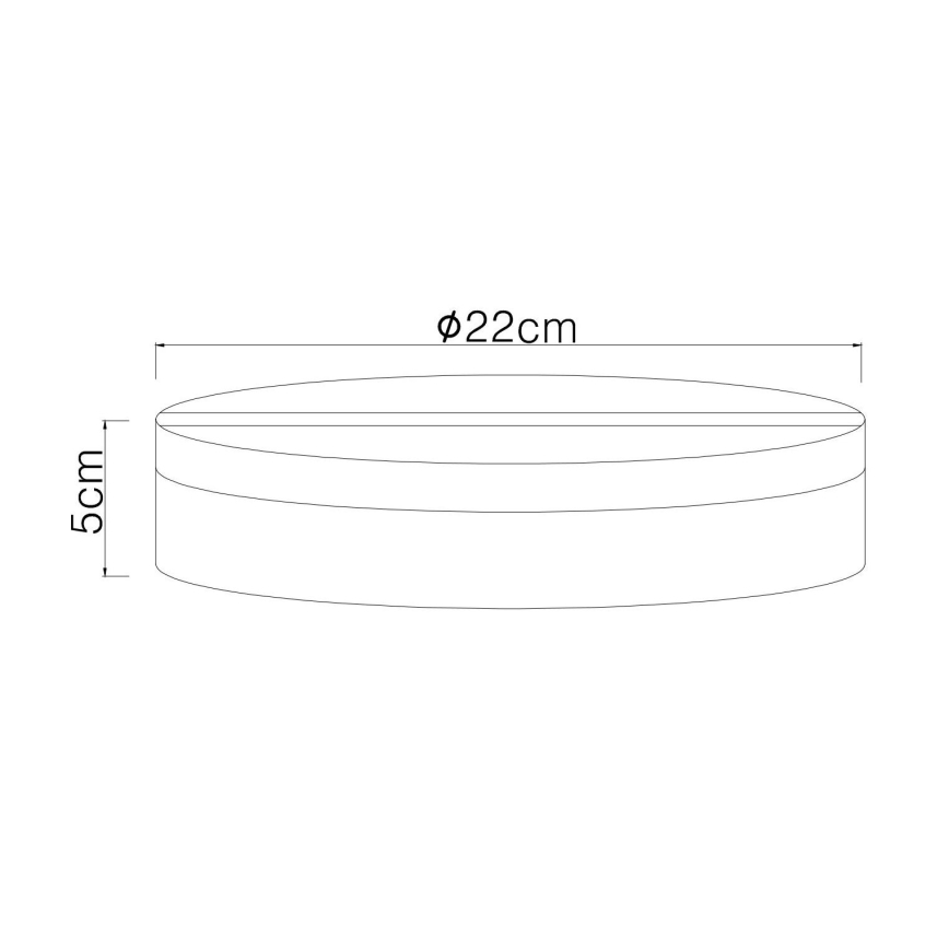 Globo - LED Stropna svjetiljka LED/12W/230V 4000K pr. 22 cm bijela