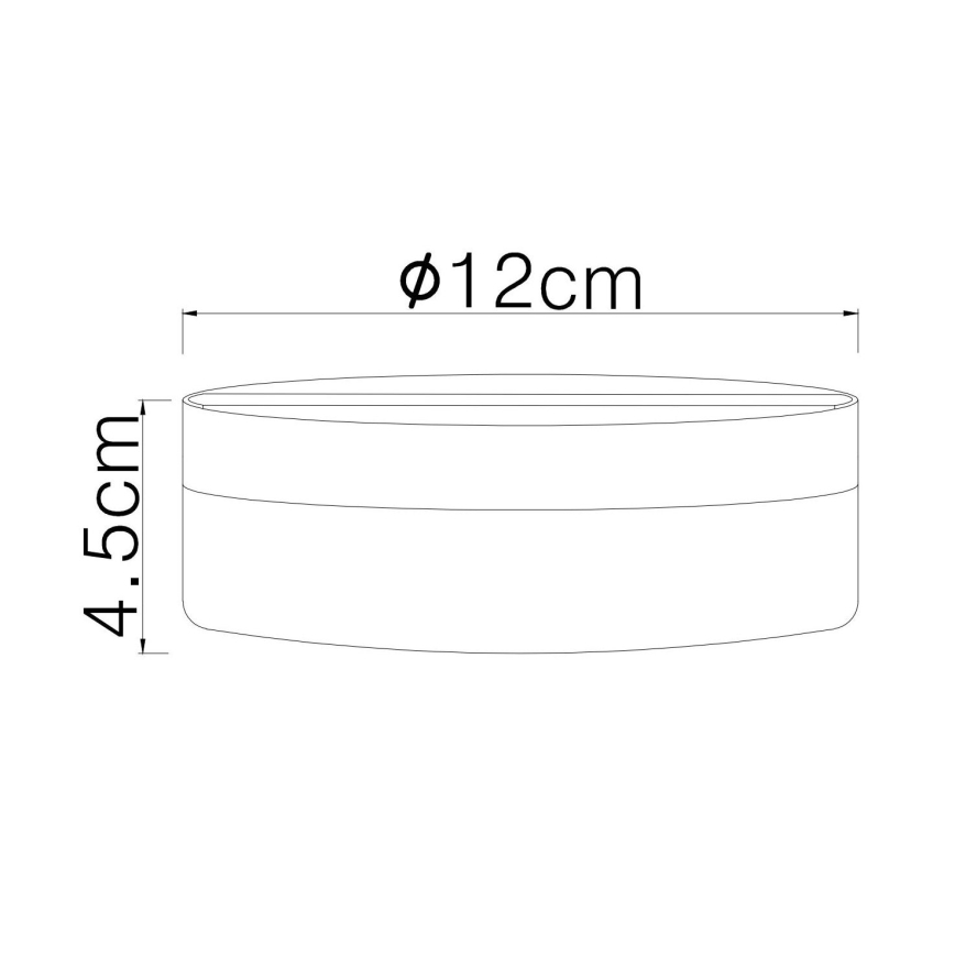 Globo - LED Stropna svjetiljka LED/8W/230V 4000K pr. 12 cm bijela