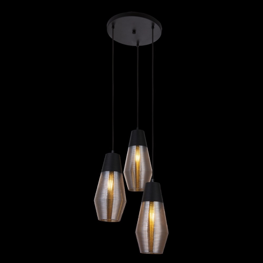 Globo 15043-3 - Luster na sajli WAYNE 3xE27/60W/230V