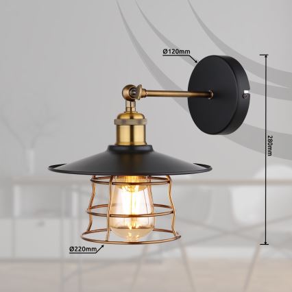 Globo - Zidna lampa 1xE27/60W/230V