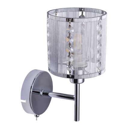 Globo - Zidna svjetiljka 1xE14/40W/230V mat krom