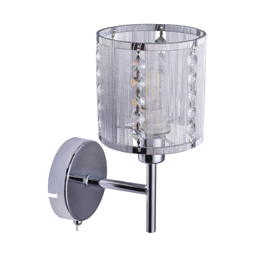 Globo - Zidna svjetiljka 1xE14/40W/230V mat krom