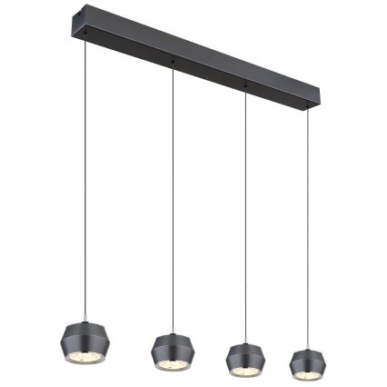 Globo - LED Luster na sajli 4xLED/6W/230V