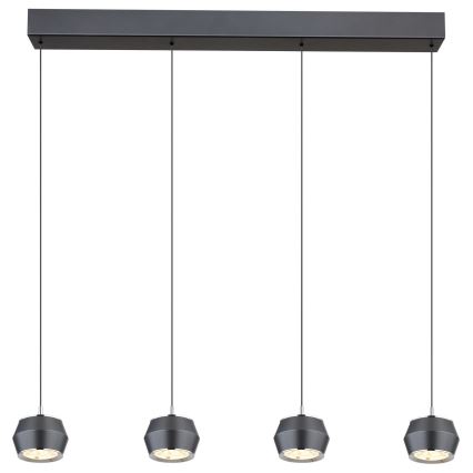 Globo - LED Luster na sajli 4xLED/6W/230V
