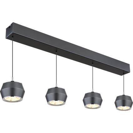 Globo - LED Luster na sajli 4xLED/6W/230V