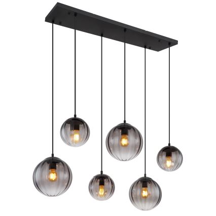 Globo - Luster na sajli 6xE27/60W/230V