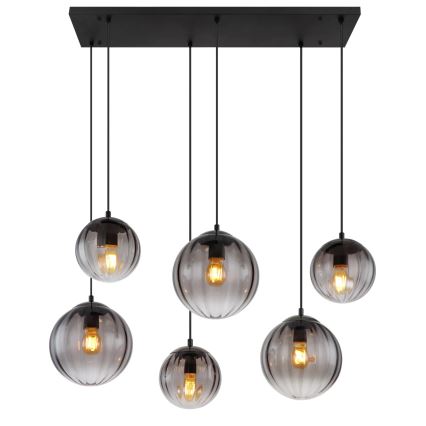 Globo - Luster na sajli 6xE27/60W/230V