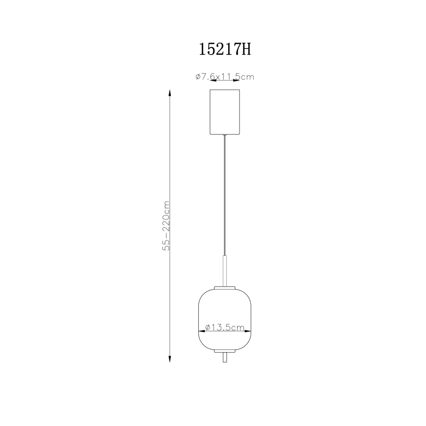 Globo - LED Luster na sajli LED/7W/230V