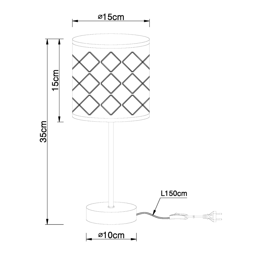 Globo - Stolna lampa 1xE14/40W/230V