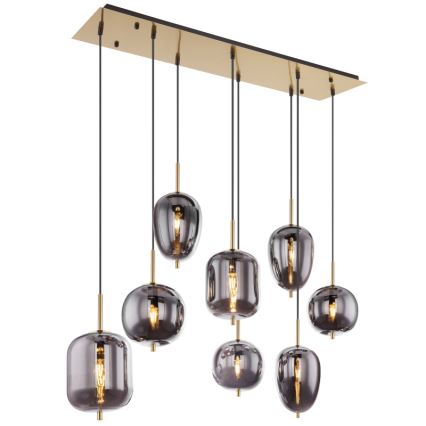 Globo - Luster na sajli 8xE14/40W/230V dimna