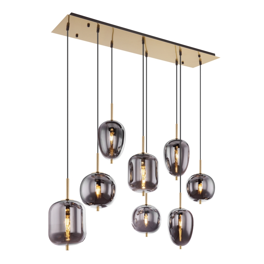 Globo - Luster na sajli 8xE14/40W/230V dimna