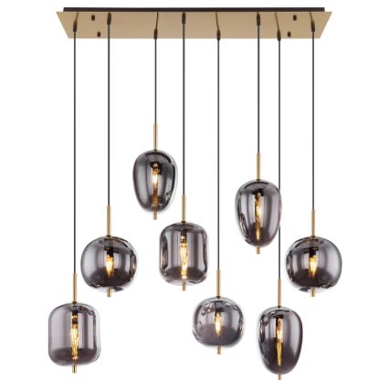 Globo - Luster na sajli 8xE14/40W/230V dimna