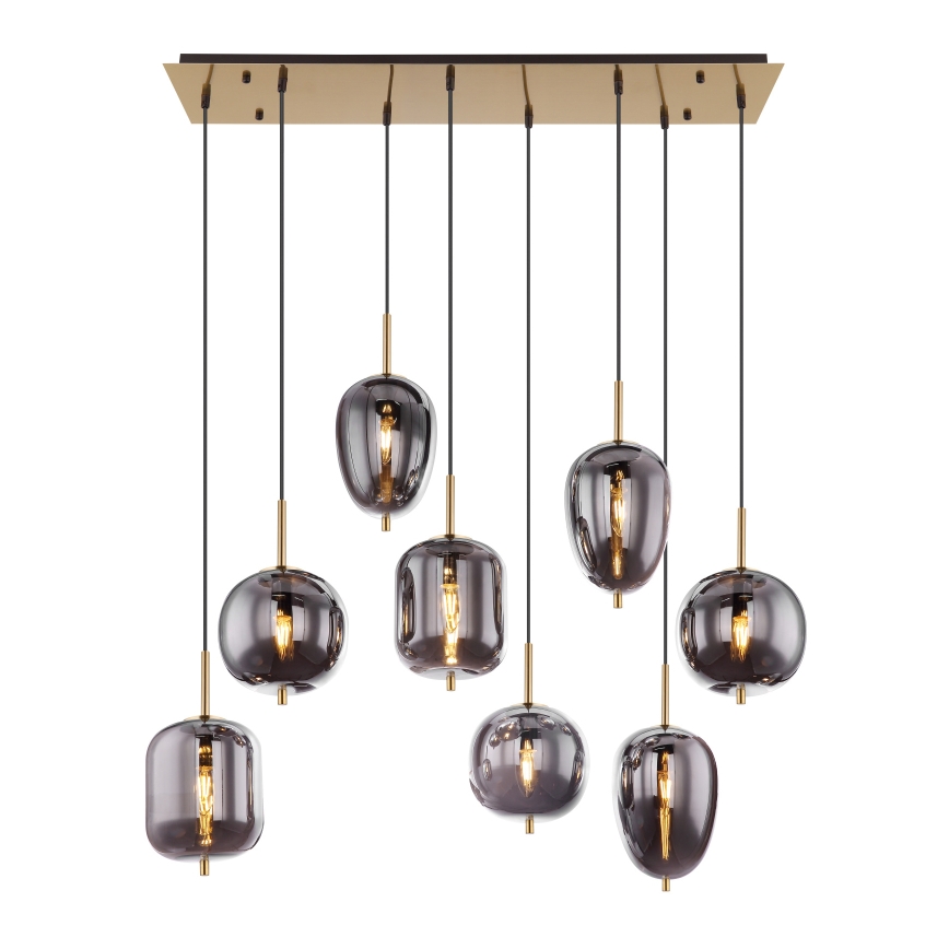 Globo - Luster na sajli 8xE14/40W/230V dimna