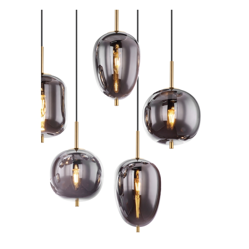 Globo - Luster na sajli 8xE14/40W/230V dimna