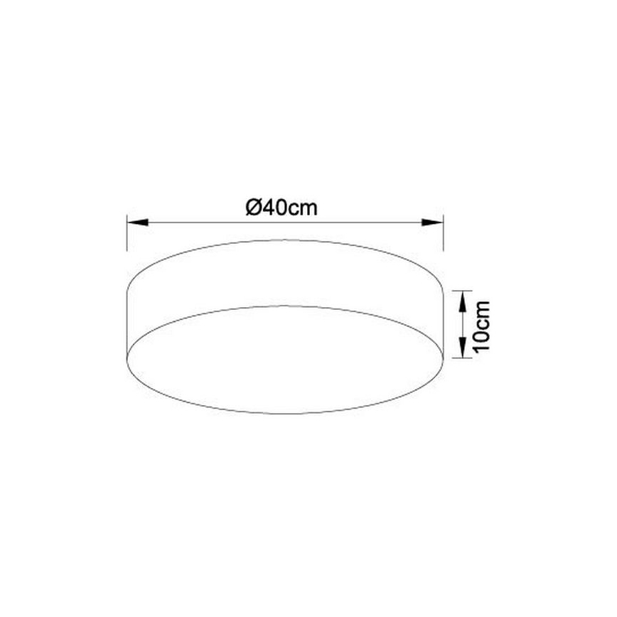 Globo - LED Prigušiva stropna svjetiljka LED/24W/230V + DO