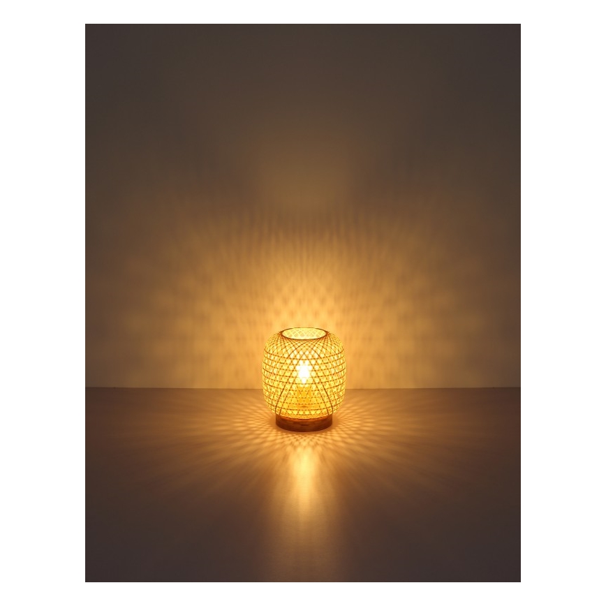 Globo - Stolna lampa 1xE27/60W/230V bambus