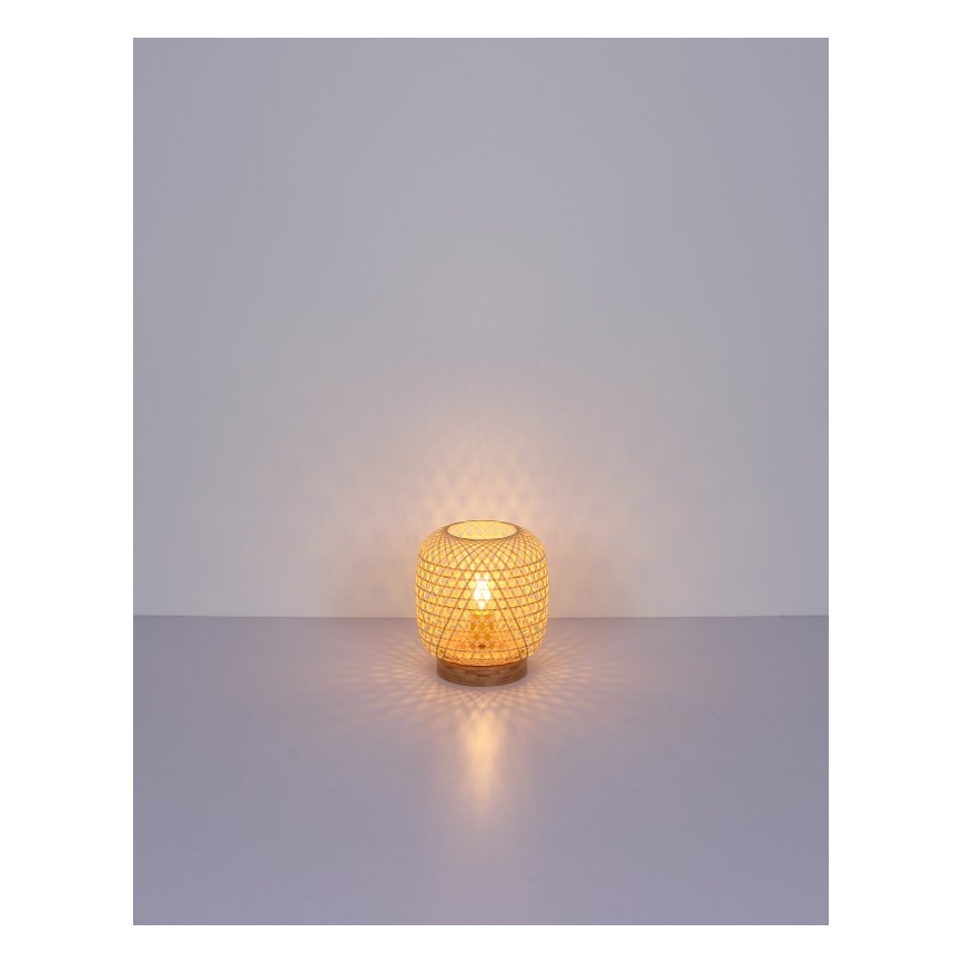 Globo - Stolna lampa 1xE27/60W/230V bambus
