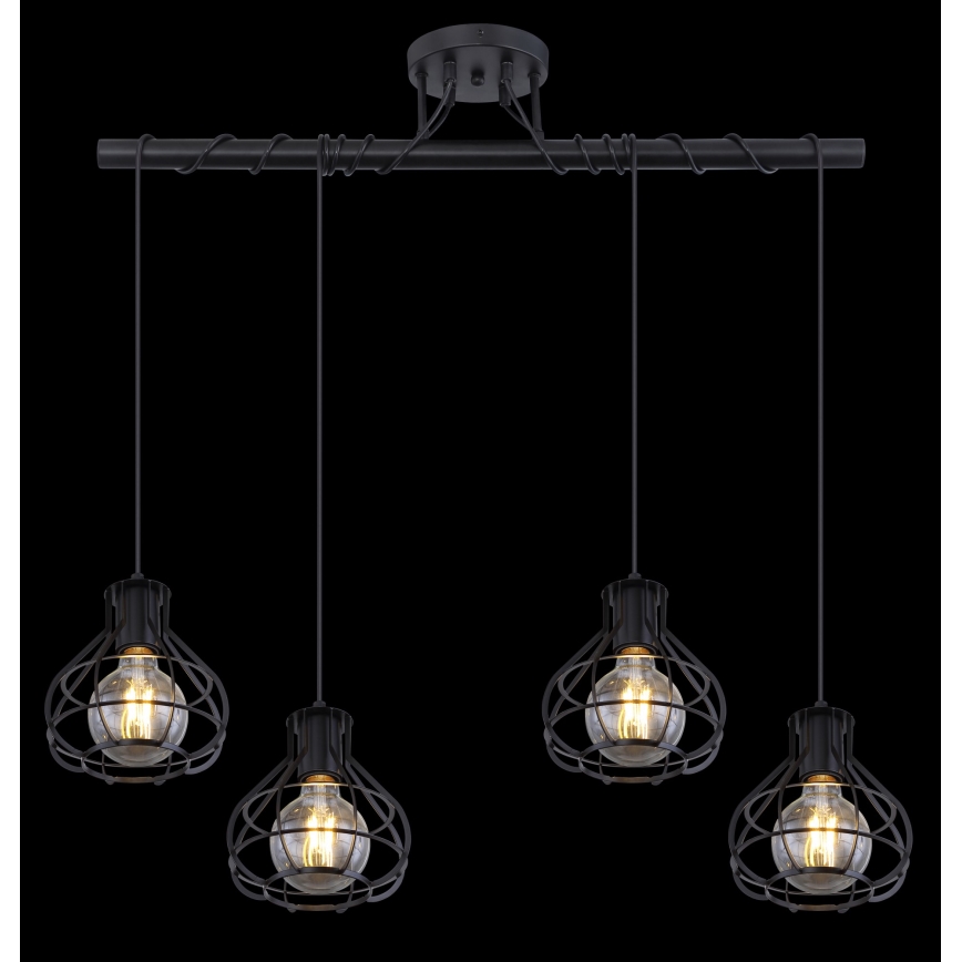 Globo - Luster na sajli 4xE27/60W/230V