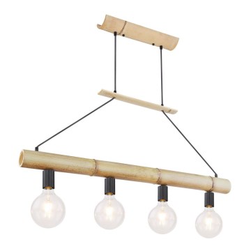 Globo 15425-4 - Luster na sajli LORETO 4xE27/60W/230V