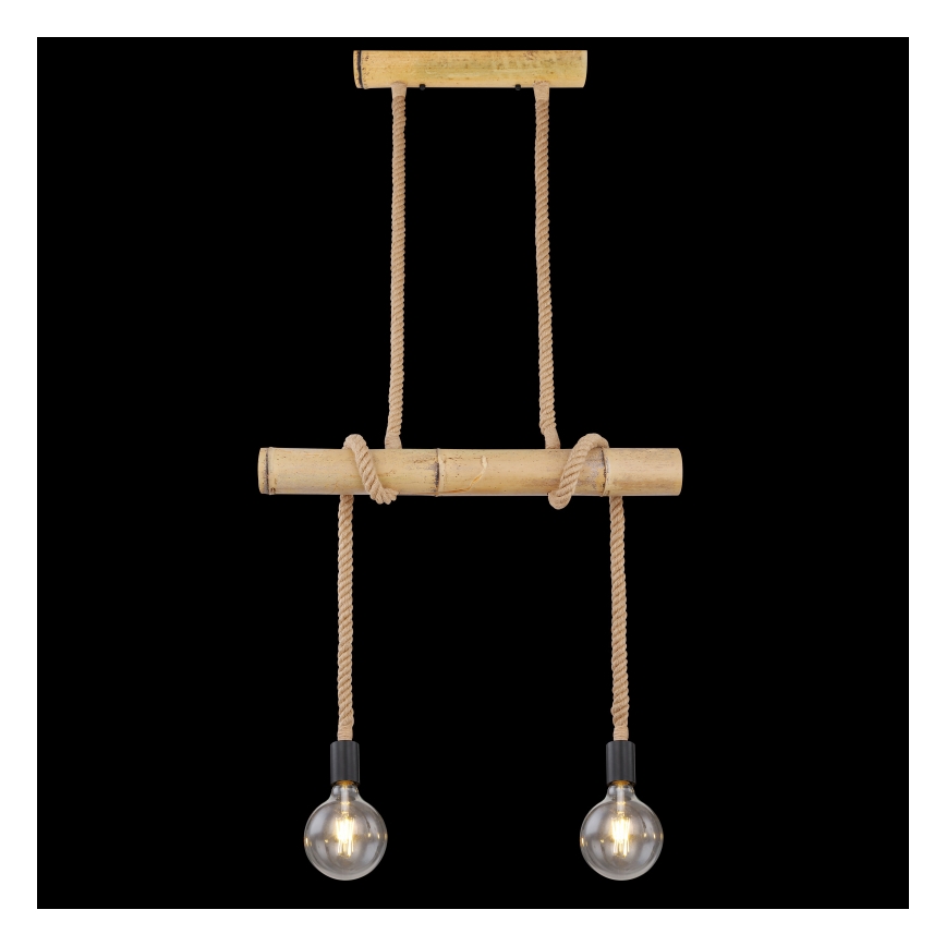 Globo - Luster na sajli 2xE27/60W/230V