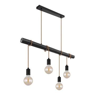 Globo 15459-4H - Luster na sajli LEO 4xE27/60W/230V