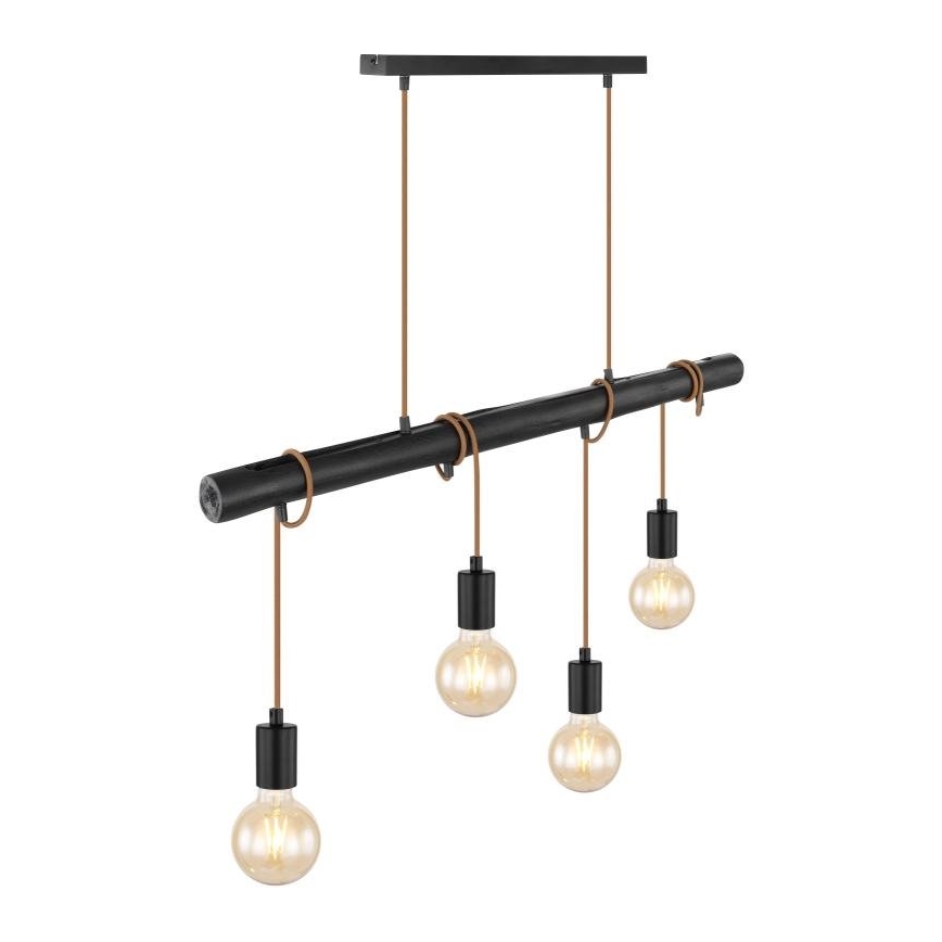 Globo 15459-4H - Luster na sajli LEO 4xE27/60W/230V