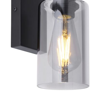 Globo - Zidna svjetiljka 1xE27/60W/230V crna