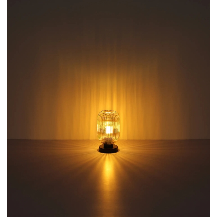 Globo - Stolna lampa 1xE27/40W/230V smeđa
