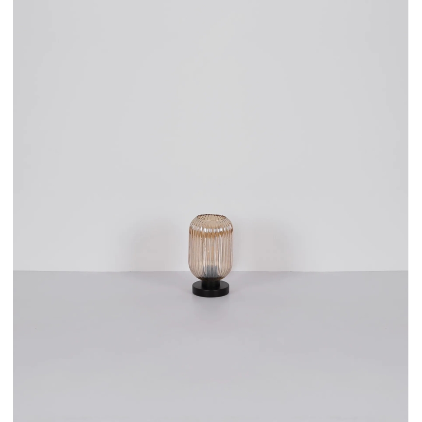 Globo - Stolna lampa 1xE27/40W/230V smeđa