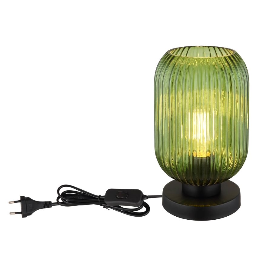Globo - Stolna lampa 1xE27/40W/230V zelena